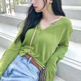 クロップド丈サマーニットカーディガン 夏 韓国ファッション | SHEENA | 詳細画像11