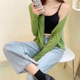 クロップド丈サマーニットカーディガン 夏 韓国ファッション | SHEENA | 詳細画像15