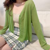 クロップド丈サマーニットカーディガン 夏 韓国ファッション | SHEENA | 詳細画像16