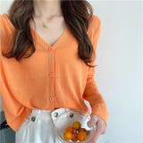 クロップド丈サマーニットカーディガン 夏 韓国ファッション | SHEENA | 詳細画像5