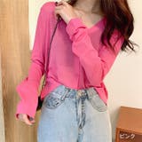 ピンク | クロップド丈サマーニットカーディガン 夏 韓国ファッション | SHEENA