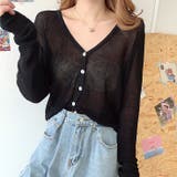 シェルボタンベーシックニットカーディガン 夏 韓国ファッション | SHEENA | 詳細画像10