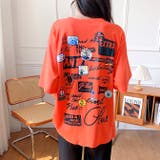 MIXロゴバックプリントルーズTシャツ 春 夏 | SHEENA | 詳細画像16