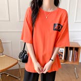 MIXロゴバックプリントルーズTシャツ 春 夏 | SHEENA | 詳細画像19