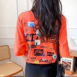 MIXロゴバックプリントルーズTシャツ 春 夏 | SHEENA | 詳細画像21