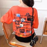 MIXロゴバックプリントルーズTシャツ 春 夏 | SHEENA | 詳細画像22