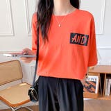 MIXロゴバックプリントルーズTシャツ 春 夏 | SHEENA | 詳細画像23