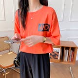 MIXロゴバックプリントルーズTシャツ 春 夏 | SHEENA | 詳細画像25