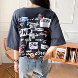 MIXロゴバックプリントルーズTシャツ 春 夏 | SHEENA | 詳細画像30