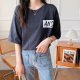 MIXロゴバックプリントルーズTシャツ 春 夏 | SHEENA | 詳細画像32