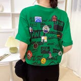 MIXロゴバックプリントルーズTシャツ 春 夏 | SHEENA | 詳細画像41
