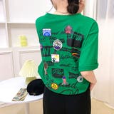 MIXロゴバックプリントルーズTシャツ 春 夏 | SHEENA | 詳細画像42