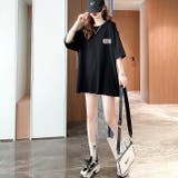MIXロゴバックプリントルーズTシャツ 春 夏 | SHEENA | 詳細画像5
