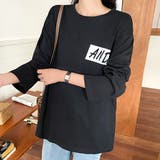 MIXロゴバックプリントルーズTシャツ 春 夏 | SHEENA | 詳細画像46