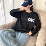 MIXロゴバックプリントルーズTシャツ 春 夏 | SHEENA | 詳細画像47