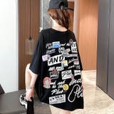 MIXロゴバックプリントルーズTシャツ 春 夏 | SHEENA | 詳細画像7