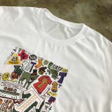 カラーイラストプリントTシャツ 夏 韓国 | SHEENA | 詳細画像7