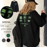 MIXロゴプリントルーズトレーナー 秋 冬 | SHEENA | 詳細画像1
