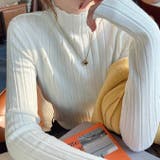 プチワイドリブニットトップス 秋 冬 | SHEENA  | 詳細画像7 