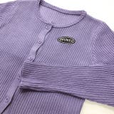 刺しゅうロゴクロップドリブニットカーディガン 秋 冬 | SHEENA  | 詳細画像27 