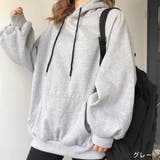 グレー | ボリュームスリーブBIGパーカー 秋 冬 | SHEENA