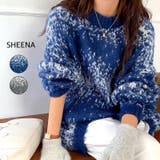 モヘアライクニュアンス柄ルーズニット 秋 冬 | SHEENA | 詳細画像1