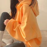 裏起毛ボリュームスリーブハーフジップトップス 秋 冬 | SHEENA | 詳細画像10