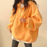 裏起毛ボリュームスリーブハーフジップトップス 秋 冬 | SHEENA | 詳細画像11