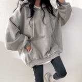 裏起毛ボリュームスリーブハーフジップトップス 秋 冬 | SHEENA | 詳細画像7