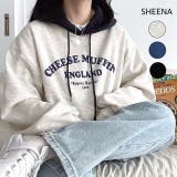 アーチロゴ配色パーカー 秋 冬 | SHEENA | 詳細画像1