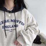 アーチロゴ配色パーカー 秋 冬 | SHEENA | 詳細画像10