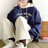 アーチロゴ配色パーカー 秋 冬 | SHEENA | 詳細画像13