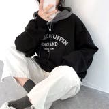 アーチロゴ配色パーカー 秋 冬 | SHEENA | 詳細画像5