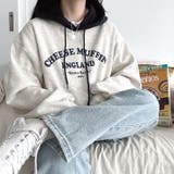 アーチロゴ配色パーカー 秋 冬 | SHEENA | 詳細画像9