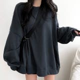 オーバーサイズルーズライトトレーナー 春 トレーナー | SHEENA | 詳細画像15