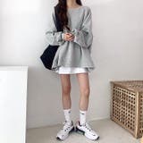 オーバーサイズルーズライトトレーナー 春 トレーナー | SHEENA | 詳細画像8