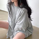 オーバーサイズルーズライトトレーナー 春 トレーナー | SHEENA | 詳細画像6