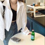 襟付きワッフルZIPトップス 春 秋 | SHEENA | 詳細画像10