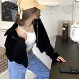 襟付きワッフルZIPトップス 春 秋 | SHEENA | 詳細画像16