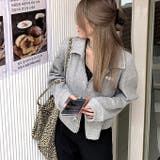 襟付きワッフルZIPトップス 春 秋 | SHEENA | 詳細画像24