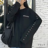 ブラック | ロゴスリーブロンT 春 秋 | SHEENA