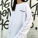 ホワイト | ロゴスリーブロンT 春 秋 | SHEENA