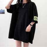 backメッセージプリントルーズTシャツ 春 夏 | SHEENA | 詳細画像5