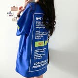 backメッセージプリントルーズTシャツ 春 夏 | SHEENA | 詳細画像8
