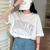 BROOKLYNプリントオーバーＴシャツ 春 夏 | SHEENA  | 詳細画像23 
