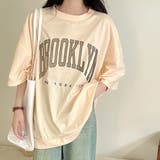 BROOKLYNプリントオーバーＴシャツ 春 夏 | SHEENA  | 詳細画像33 