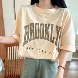 BROOKLYNプリントオーバーＴシャツ 春 夏 | SHEENA  | 詳細画像35 