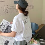 シンプルバックロゴルーズTシャツ 春 夏 | SHEENA | 詳細画像10