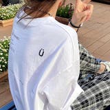 シンプルバックロゴルーズTシャツ 春 夏 | SHEENA | 詳細画像11