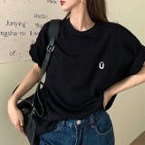 シンプルバックロゴルーズTシャツ 春 夏 | SHEENA | 詳細画像12